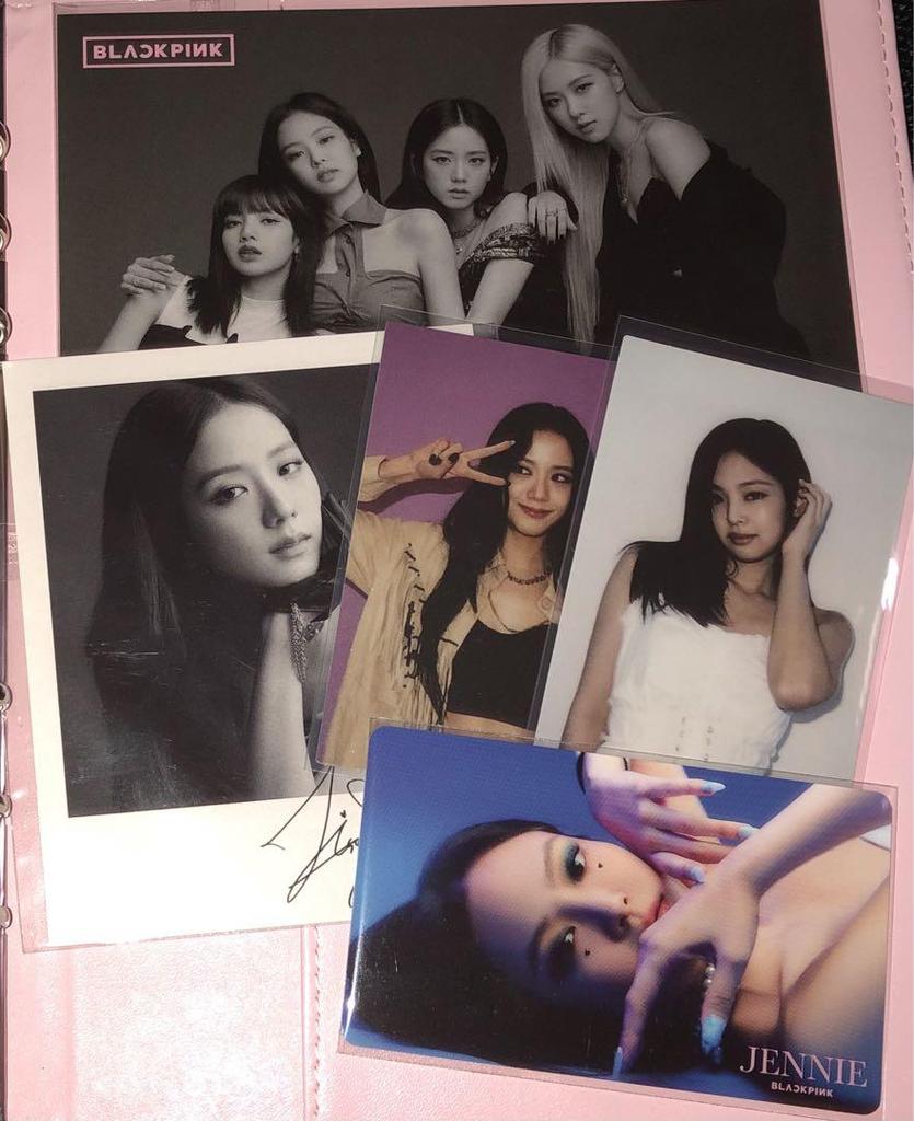 [USED] Blackpink the album Universal Studios Jisoo Jennie bonus trading card