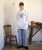 [Fleece Lined Selection] Arch Typo Logo Oversized Hoodie White