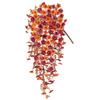 1/2/3/4Pcs Fall Hanging Artificial Violet Flower UV Resistant Realistic Fake Flower Wedding Party Indoor Outdoor Garden Wall Hanging Faux Flower