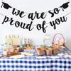 3sets 2026 Graduation Banners Party Decorations We Are So Proud of You Graduation Banners Garland for Congratulation Graduations Party Supplies