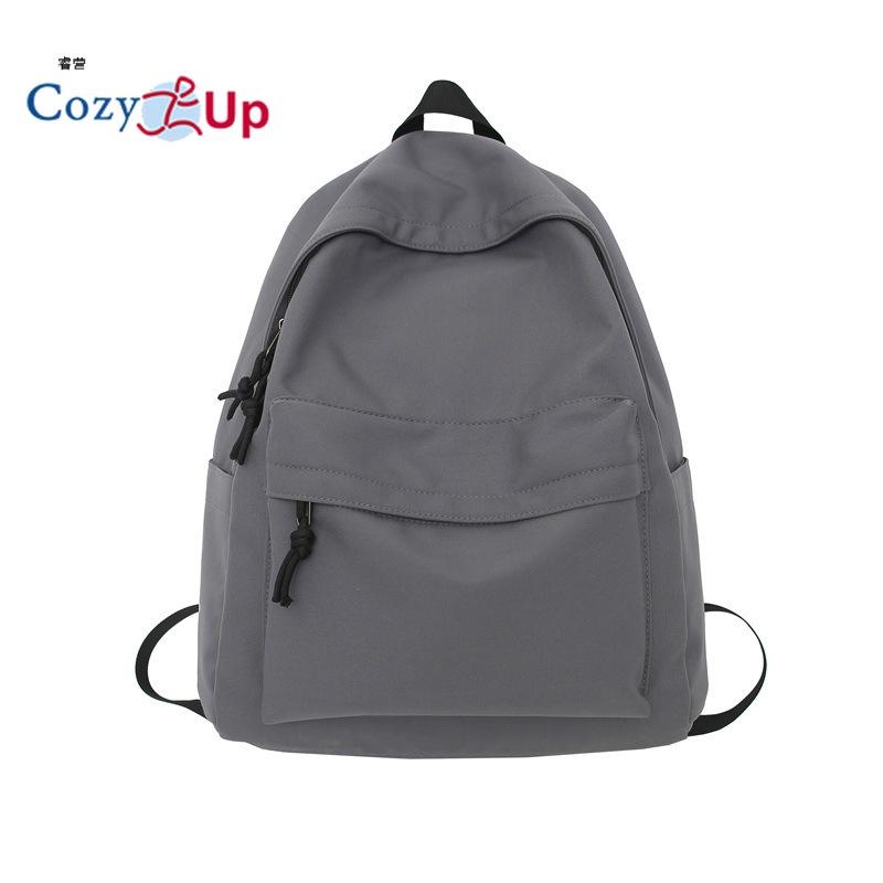 New Student Backpack Women's Korean-Style Fashion Preppy Style Schoolbag Casual Large Capacity Couple Backpack One Piece Dropshipping