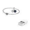 Pandora 925 Sterling Silver Bangles Women's ZT2143