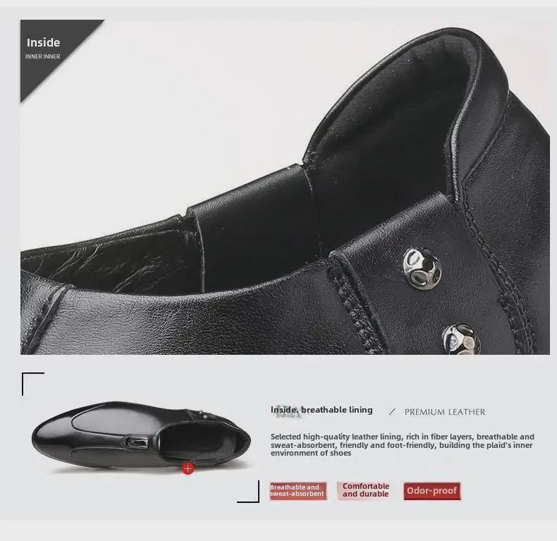 Herren Weiches Leder Freizeit Business Schuhe - Bequeme Weiche Sohle für die Arbeit