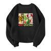 Children's Fashionable Lightweight Long-sleeved Round Neck Pullover With Pockets Printed Pullover