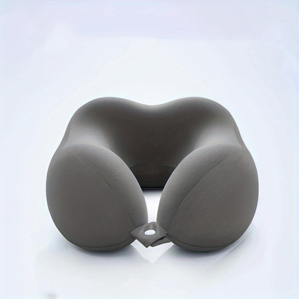 Ergonomic U-Shaped Neck Pillow with Storage,Memory Foam, Removable,Machine Washable Cover,Compressible Design