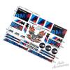 2026 Hot Motorcycle Car Helmet Body Reflective Decoration Sticker For BMW E90 E91 F20 E92 E93 E60 E61 F10 F07 E63 E64 F12 F13 F30 E87 F20