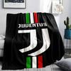 1PC Juventus Football Club Patterned Flannel Blanket Suitable For All Seasons for Home Decor Warmth and Comfort Gifts Holiday Present