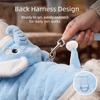 Super Absorbent Dinosaur Pet Towing Suit Soft Pet Cosplay Costume  After-Swim