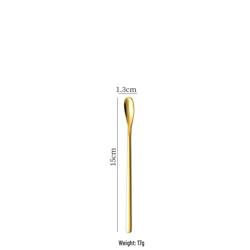 Acciaio Inossidabile 304 Manico Lungo Bar Spoon e Cucchiaio da Miscelazione per Miele, Caffè, Ghiaccio e Uso a Tavola