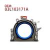 Rear Main Seal Crankshaft Oil Seal ABS Metal OEM 03L103171A Direct Fit Replacement Silver Engine Crankshaft Repair