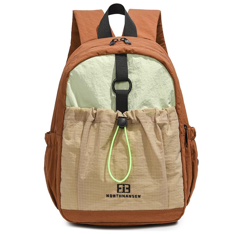 Simple and Niche Backpack, Large-capacity Outdoor Sports, Hiking, Multi-functional, Lightweight Student Schoolbag for Kindergartens