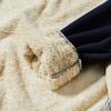 Lambswool Men's Sporty Winter Hoodie: Thickened, Warm Velvet Hooded Cardigan