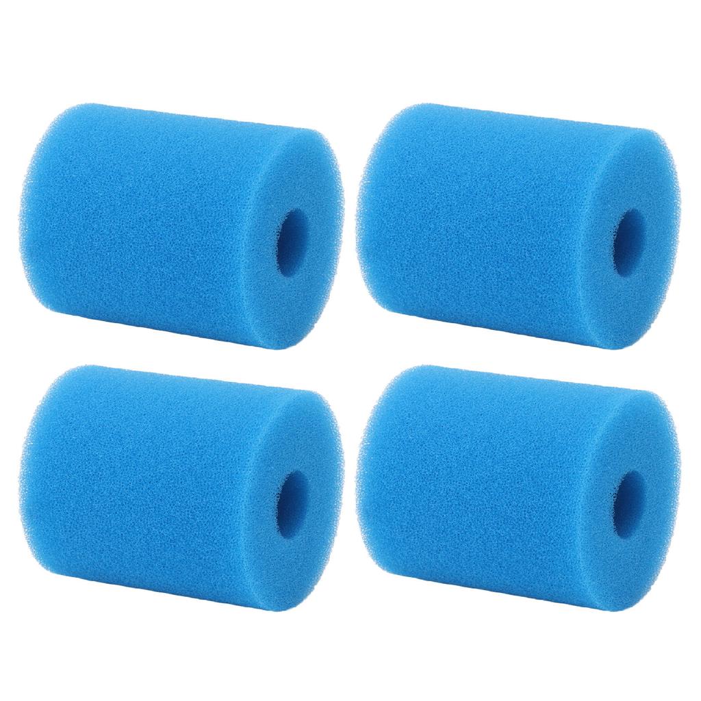 4PCS Pool Filter Schwamm Wiederverwendbare Waschbar TYP H Schwimmen Pool Filter Schaum für Pool
