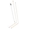 ABUL-Copper Dowsing Rods, 99.9% Pure Copper Divining Rod For Tracing Spiritual Energy 2Pcs( Includes 1 Pendulum )