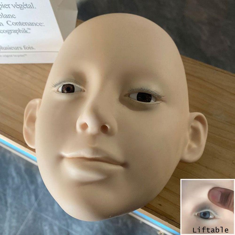 3 Layers Lashes Makeup Training Tool Silicone Practicing Makeup Face Board