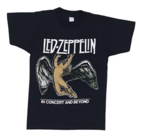 LED ZEPPELIN МУЖСКАЯ ФУТБОЛКА В КОНЦЕРТЕ И ЗА ЕГО ПРЕДЕЛАМИ Унисекс Футболка S