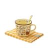 Retro Cartoon Animal Ceramic Cups Large Capacity Cute Mugs  Couple Drinking Cups  Breakfast Coffee Cups  Souvenirs
