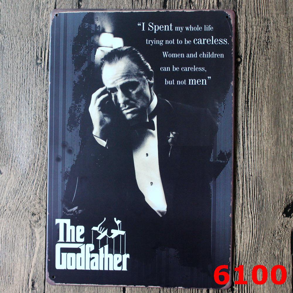 Retro Tin Movie Poster for Bedroom, Bar, or KTV Decor