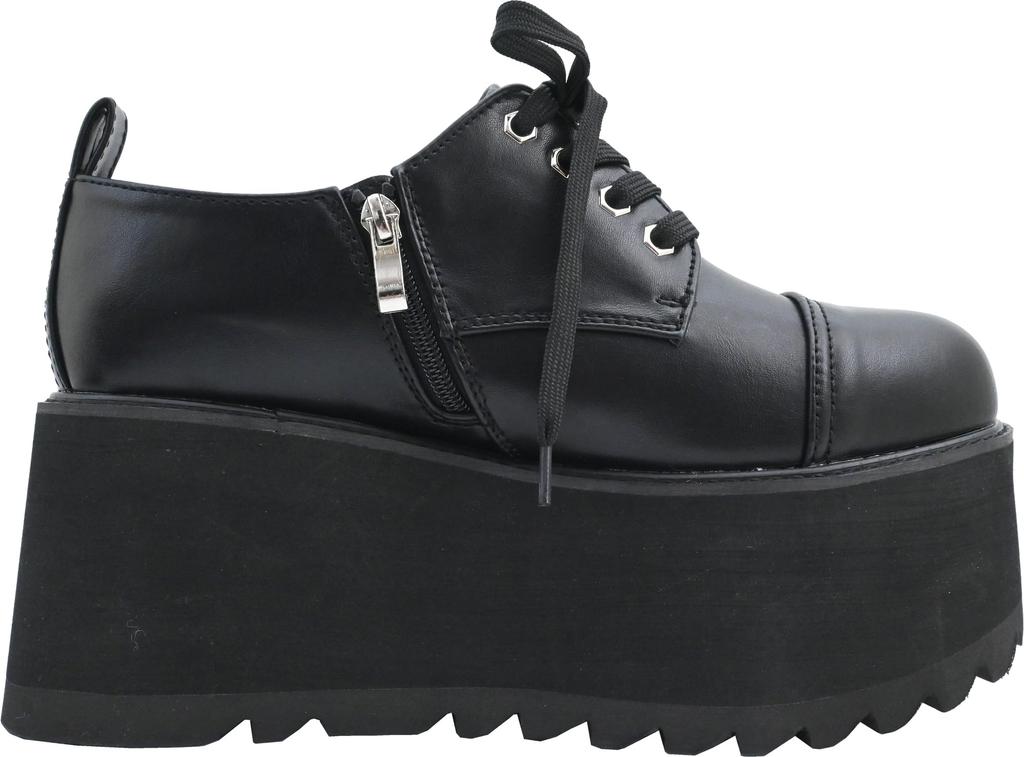 Yosuke Platform Shoes, 6318006, Men's, Black, Size 27.0 Cm