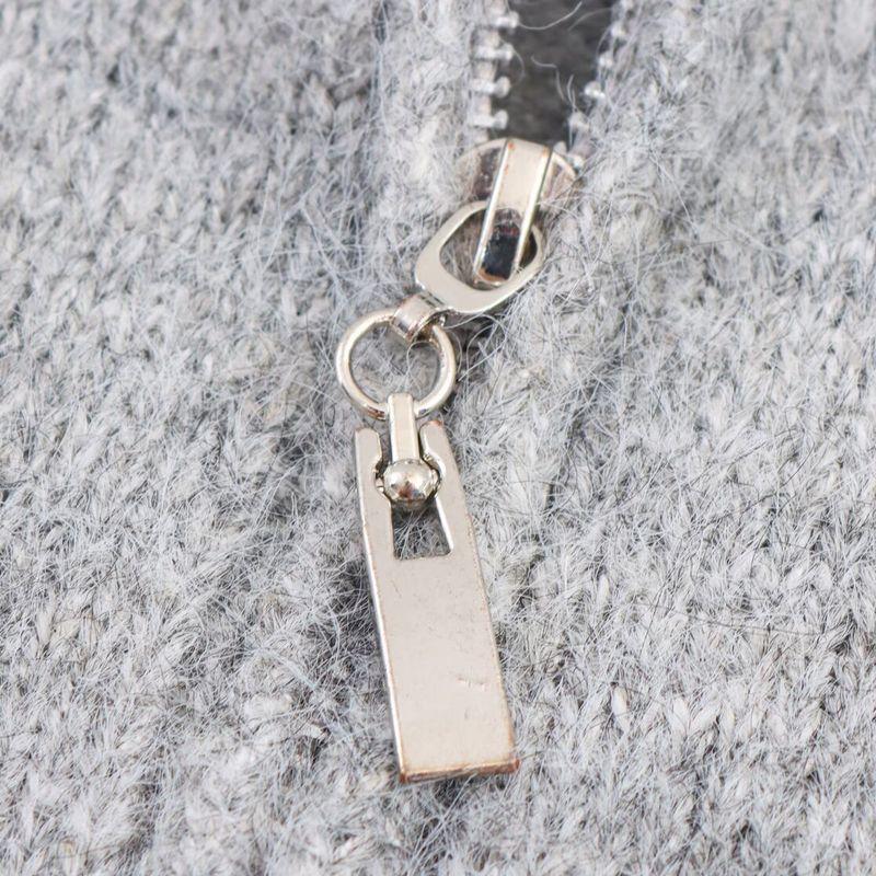 Kaslead New Women Clothes Western Style Round Neck Half Zipper Pullover Knit Sweater Short Skirt Sets