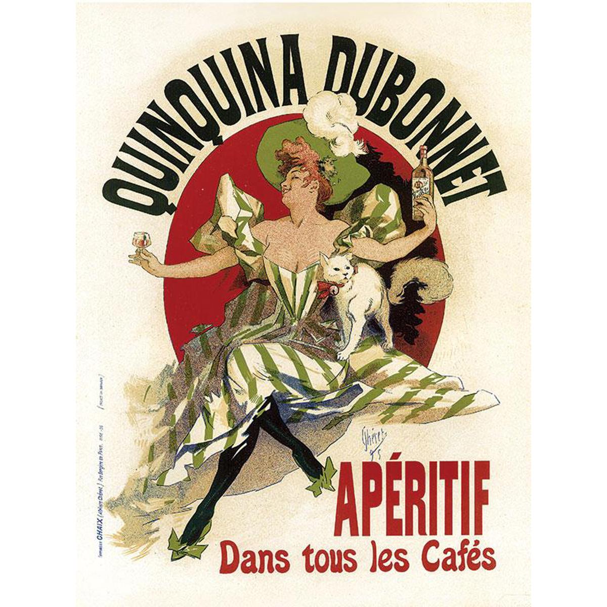 

Les Trésors De Lily [A0633] - Металлическая табличка в стиле ретро Cinquina Dubonnet красно-зелено-черная - 20x15 см