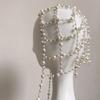 Elegante Perlenhaube für Damen Stilvolle Kopfbedeckung mit Imitationsperlen für Hochzeiten, Partys und den Alltag