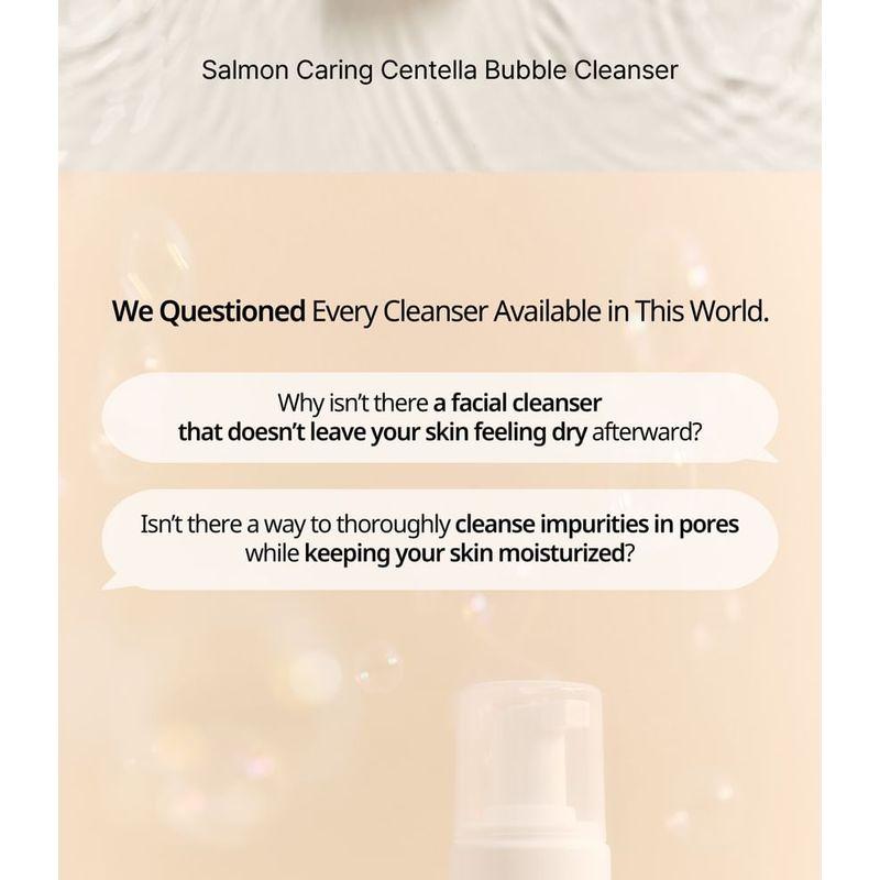 HEVEBLUE Salmon Caring Centella Bubble Cleanser