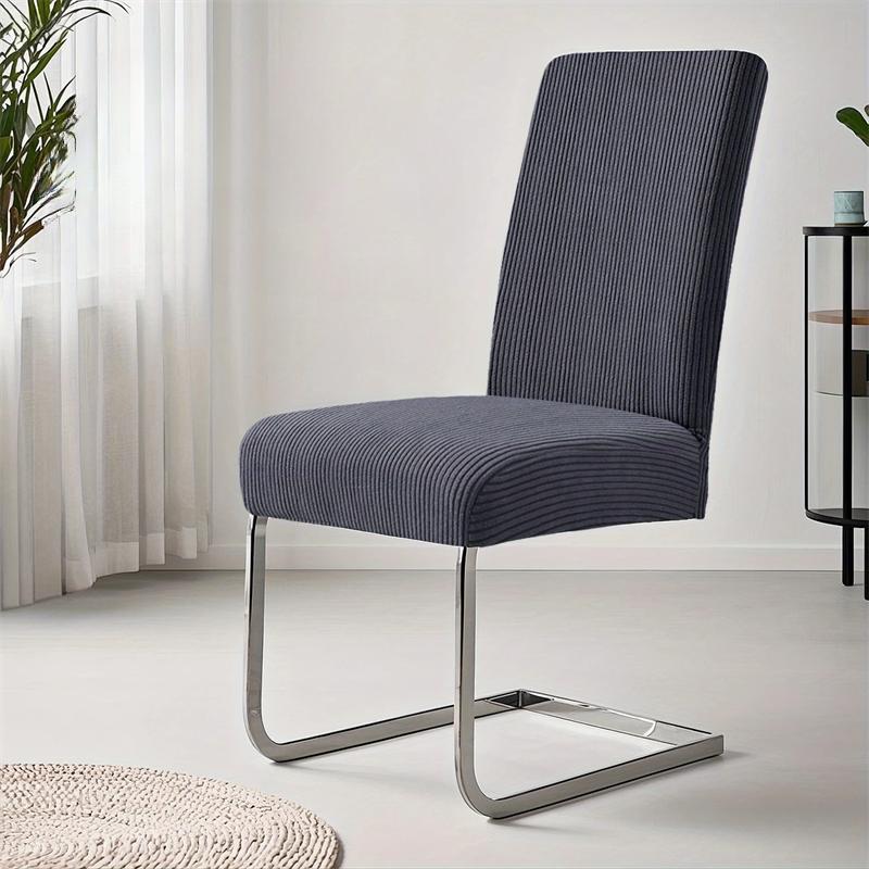 

1/6pcs Jacquard Universal Chair Covers Elastic Dining Chair Cover Durable High Quality Seat Slipcover for Banquet Restaurant 1pc