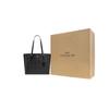 Coach Mollie Classic Logo Monogram Print Zipper Closure Tote Bag Women tote Black 1665-SVTSQ