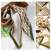 Mulberry Silk Printed Scarf 70cm Soft Skin-Friendly Shawl Women Fashion