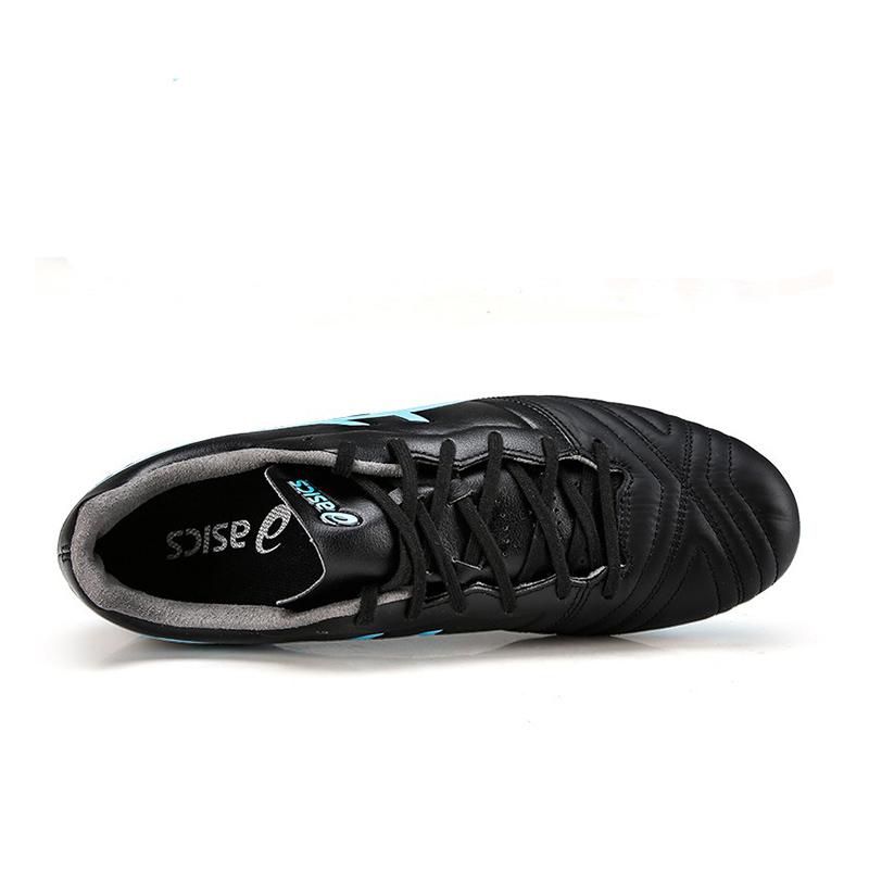 Asics Ultrezza Series Game Ag (Gel Short Stud) Artificial Grass Durable Breathable Soccer Shoes Men Soccer Shoes Black Blue 1103A024-005