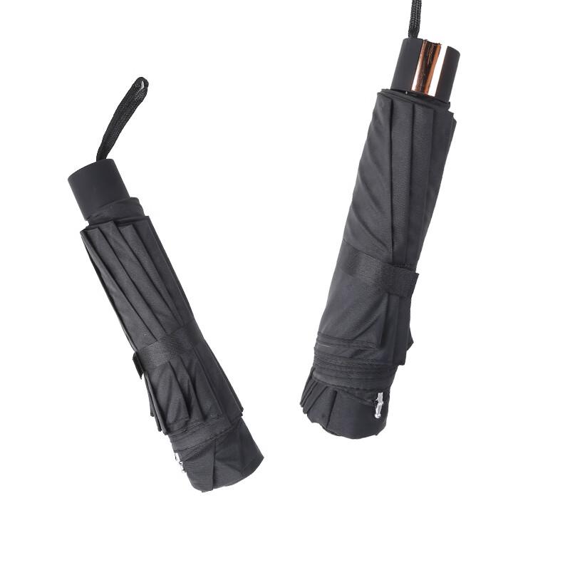 YUHANG Portable Triple-Fold Manual Rain & Sun Umbrella