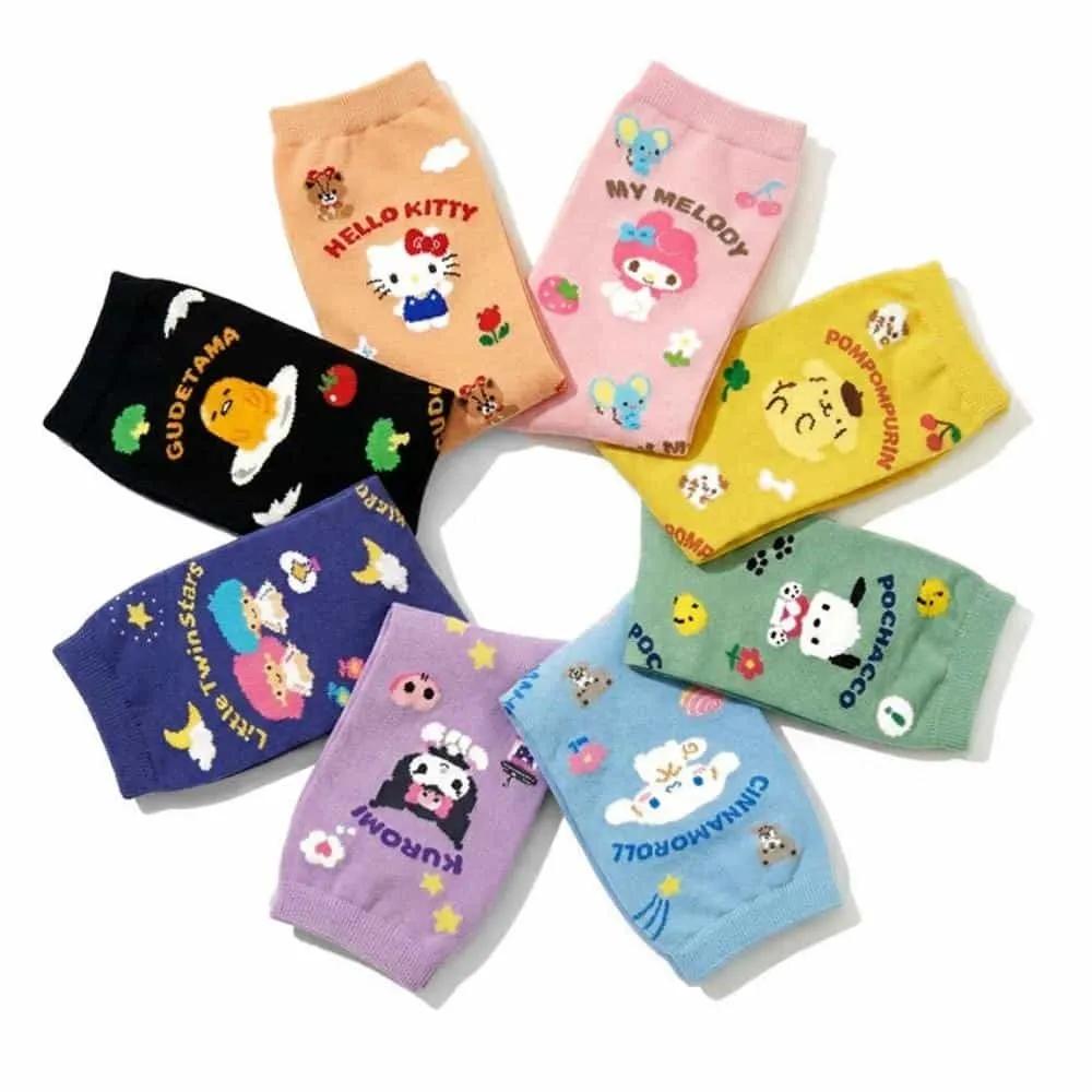 [Sanrio] Color Design Socks Character Socks Sanrio Socks Hello Kitty