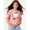 European Sizes  Kids' Casual Printed Round Neck Pullover, Kids' Fashion Round Neck Sweatshirt with Adorable Animal Prints,  Casual Comfortable