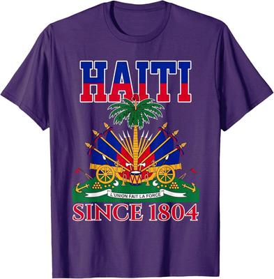 Glücklicher haitianischer Nationalfeiertag Outfit Stolzes Haiti T-Shirt