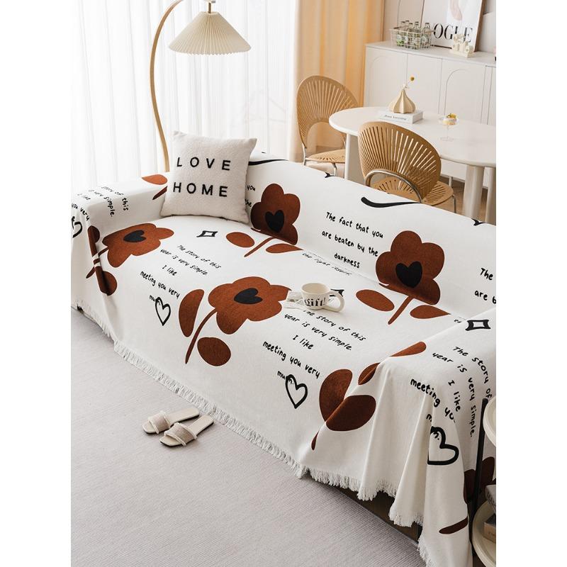 

Waterproof Sofa Cover Cloth New Four Seasons Universal Non-Slip Sofa Cover Thickened Chenille Anti-Scratching All-Inclusive Sofa Cover 180*130cm