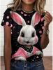 Casual Harajuku T-shirt Women's Round Neck T-shirt Top Clothing