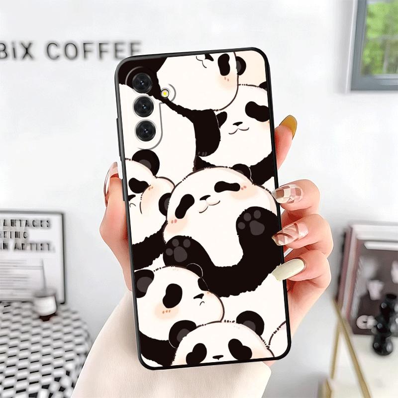 

Cute Cartoon Panda Soft Phone Case for Samsung A17 A37 A57 A16 A26 A36 A56 A15 A25 A35 A55 A14 A24 A34 A54 A13 A23 A33 A53 A52 A Samsung A26