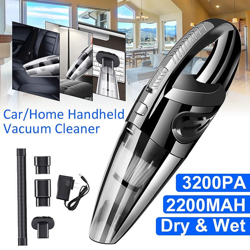 3500PA Mini Rechargeable Cordless Handheld Hand Vacuum Cleaner Car Home New