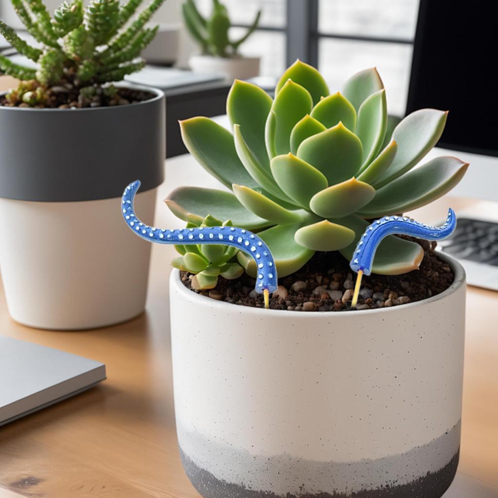 Octopus Tentacle Plant Stakes Octopus Tentacle Stakes Decorative 7 Piece Support Climbing Sticks Glow In The Dark For Lawn Yard