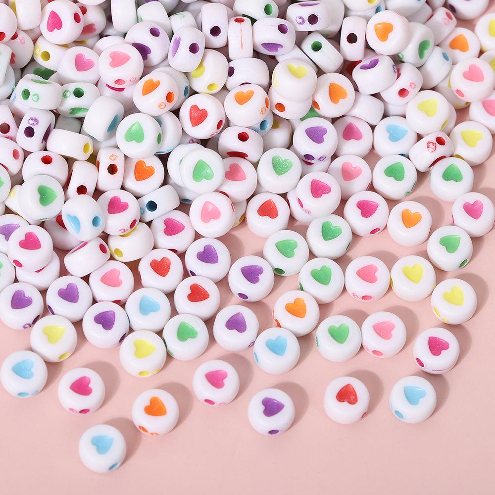 Acrylic Letter Beads for Kids' Jewelry Making – Educational DIY Beading Accessories