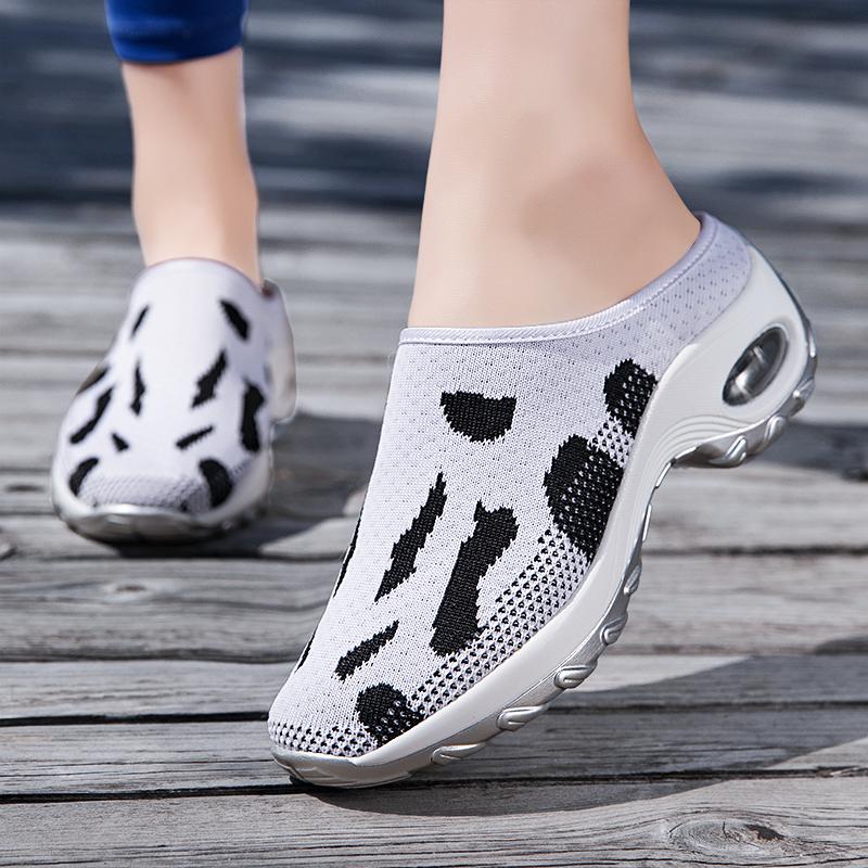 

Women s Sandals Socks Shoes Backless Slippers Summer Elevator Slip on Black White Clogs for Girl Over Sized EU: 35 білий