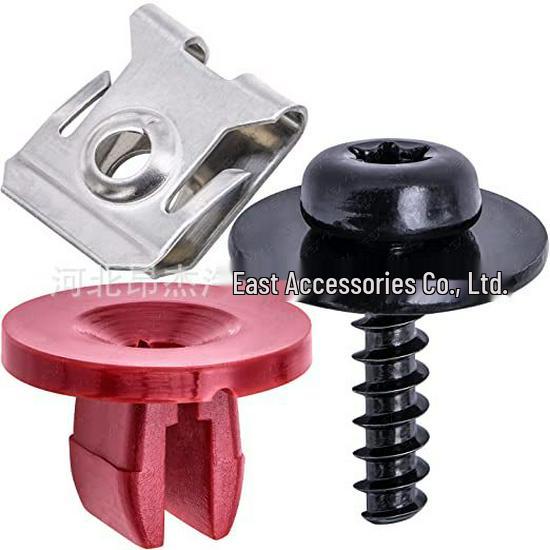 Ford Motorskyddsskruv- och muttersats - T30 Torx Självgängande Rundskalle