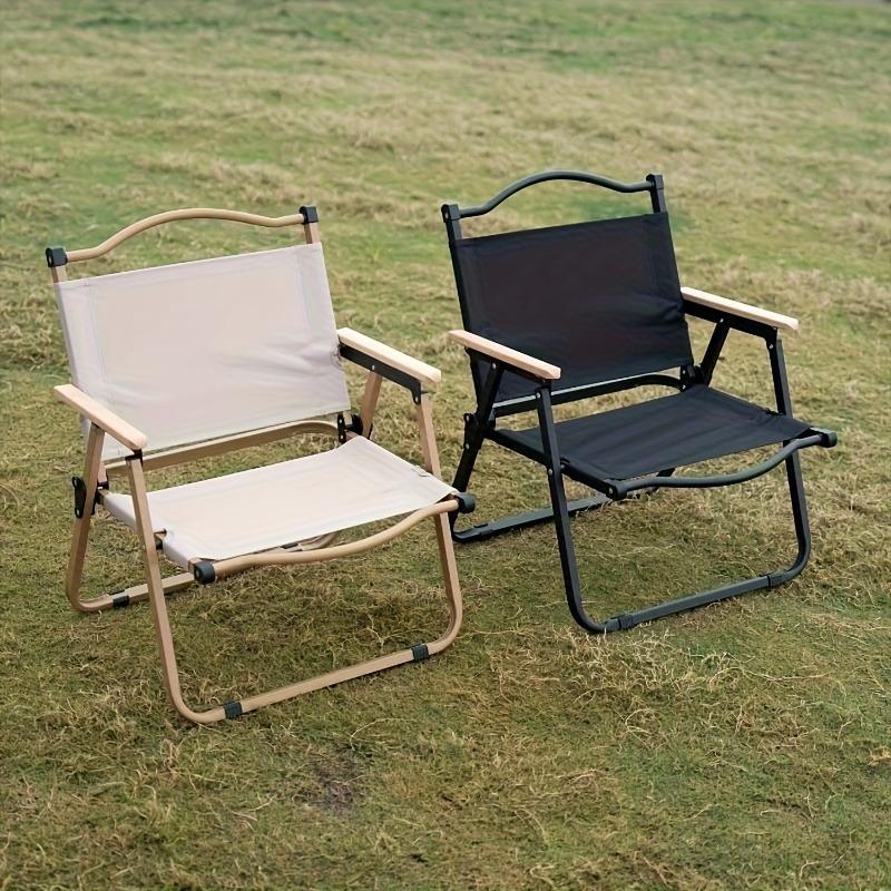 Camping Chair Portable Folding, Frame Adjustable Backrest, Durable Oxford Seat for Outdoor Festival