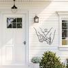 Vintage Metal Wall Art Handcrafted Living Room Decor Modern Home Interior Sculpture