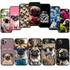 Cute Pug Dog Phone Case for Samsung Galaxy A11 A12 A13 A15 A52S A53 A55 A56 A70 A71 A72 A73 F06 F16 F56 A32 A33