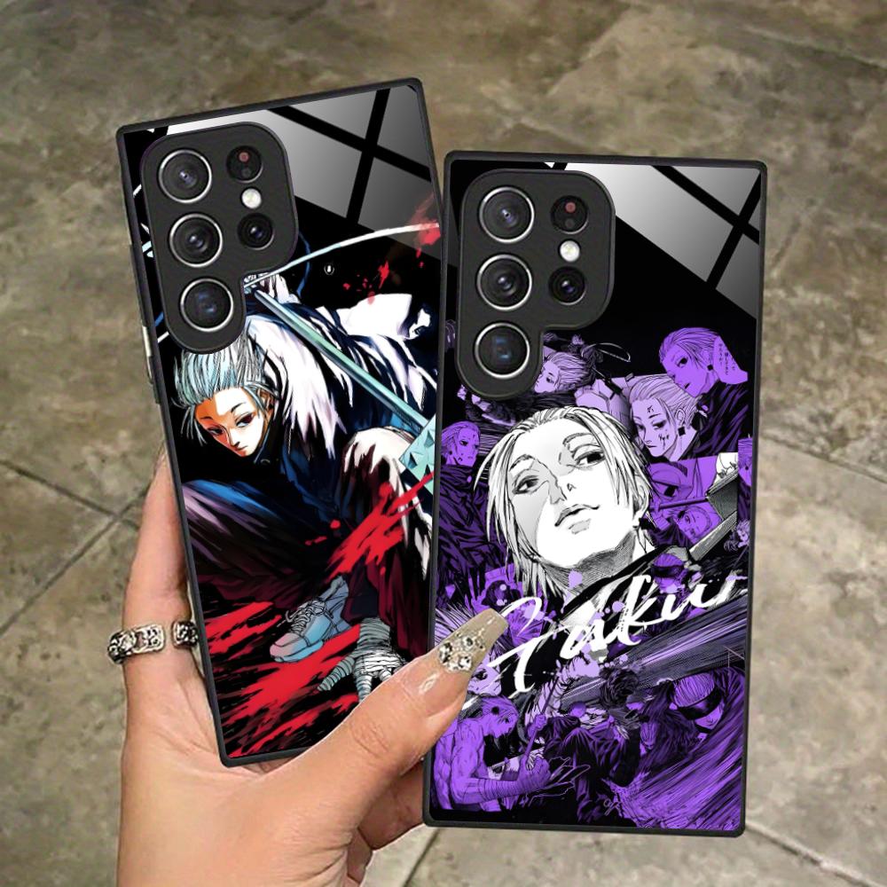 Sakamoto Days Gaku Phone Case for Samsung Galaxy S26 S25 S24 S23 S22 S21 S20 Note20 Plus FE Ultra Glass Colorful Cover Cover