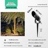 Waterproof Outdoor LED Spotlight for Trees and Gardens - Landscape Lawn Light with Ground Stake, 24V Floodlight