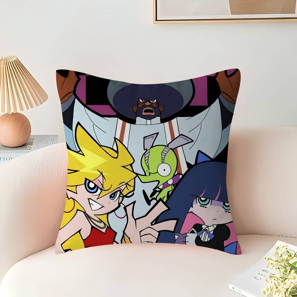 Cartoon P-Panty-Stocking Kissenbezug 30x50 Polyester Sofakissen Dekorative Wurfkissen Heimdekoration Kissenbezug