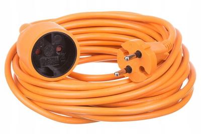 Garden Extension Cord 20m Construction Orange 250V